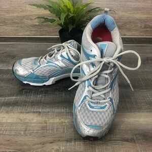 ECCO RXP 6030 Turquoise Silver Running Shoe EU 40 US 9.5